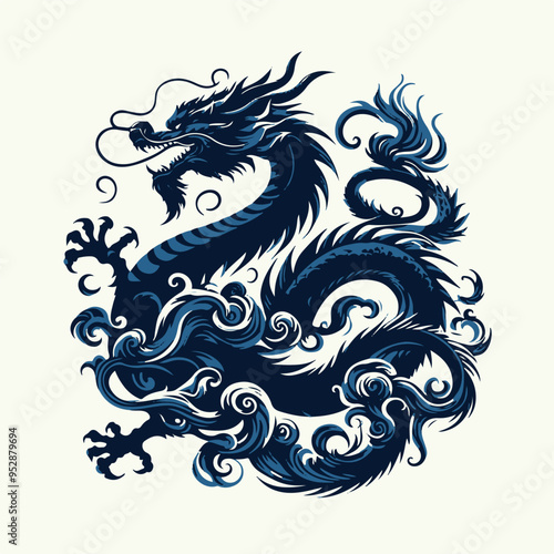 vector Dragon arts