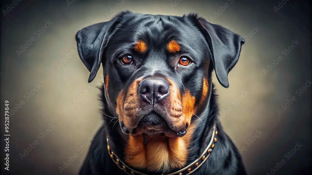Fototapeta premium Rottweiler Dog Animal Portrait