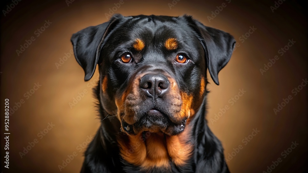 Fototapeta premium Rottweiler Dog Animal Portrait