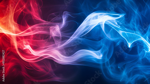 Abstract Wallpaper Background Wispy Smoke Design with Subtle, Flowing Patterns