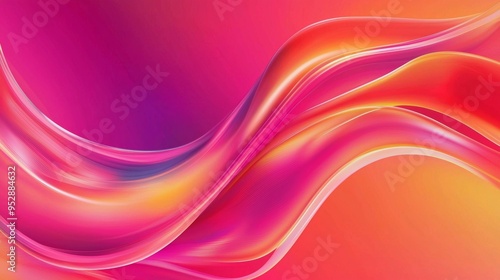 Wallpaper Mural Colorful abstract background with smooth lines creating a sense of movement and dynamism, perfect for any project that needs a touch of modern elegance Torontodigital.ca
