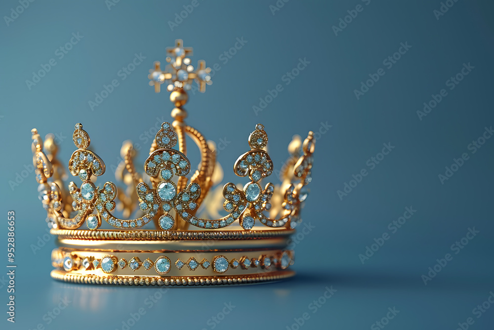 Fototapeta premium Royal Crown | Symbol of Power, Majesty, and Regal Authority