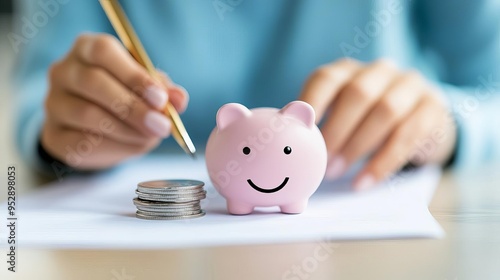 Person setting up bi-weekly reviews to ensure they are on track with their budget, financial routine, self-discipline