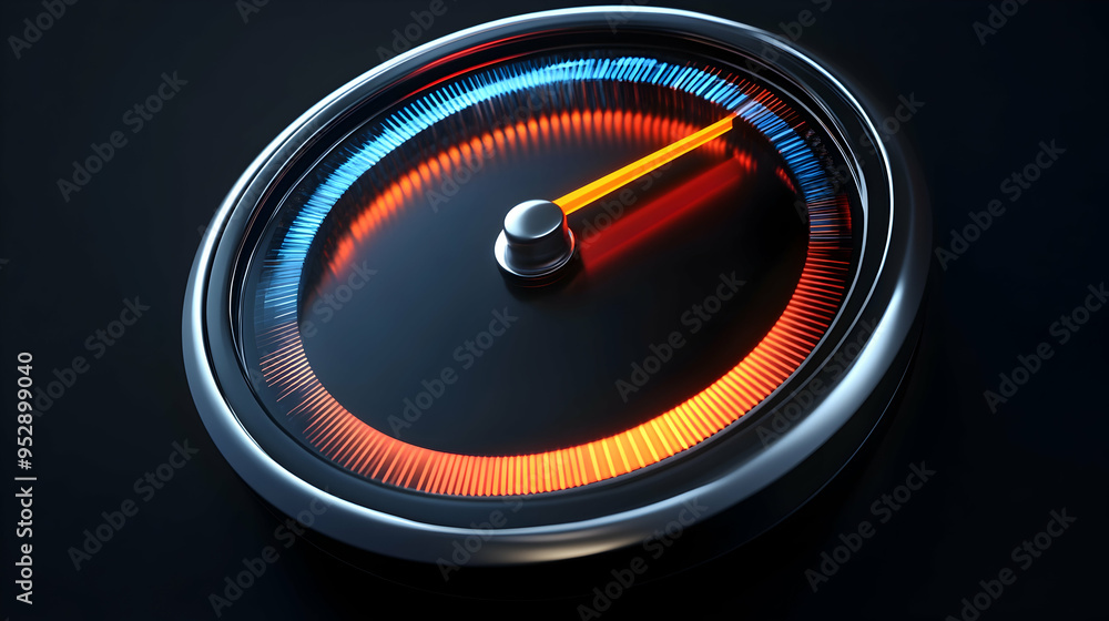 Service satisfaction gauge visualized, Service satisfaction gauge visualized,