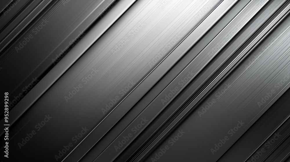 Obraz premium The gray and silver are light black with white the gradient is the Surface with templates metal texture soft lines tech gradient abstract diagonal background silver black sleek with gray and white 