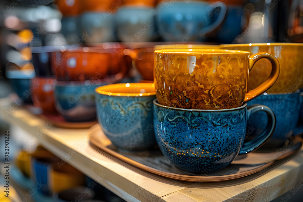 Retail Display Showcasing a Variety of Crockery | Elegant Tableware and Dinnerware for Modern Homes