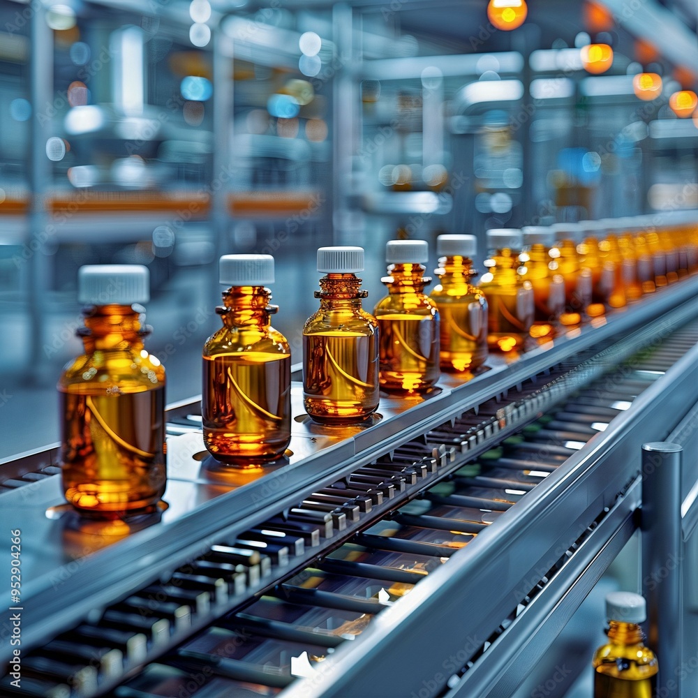 Automated Bottle Filling Line for Liquid Medications Automated Bottle Filling Line for Liquid Medications