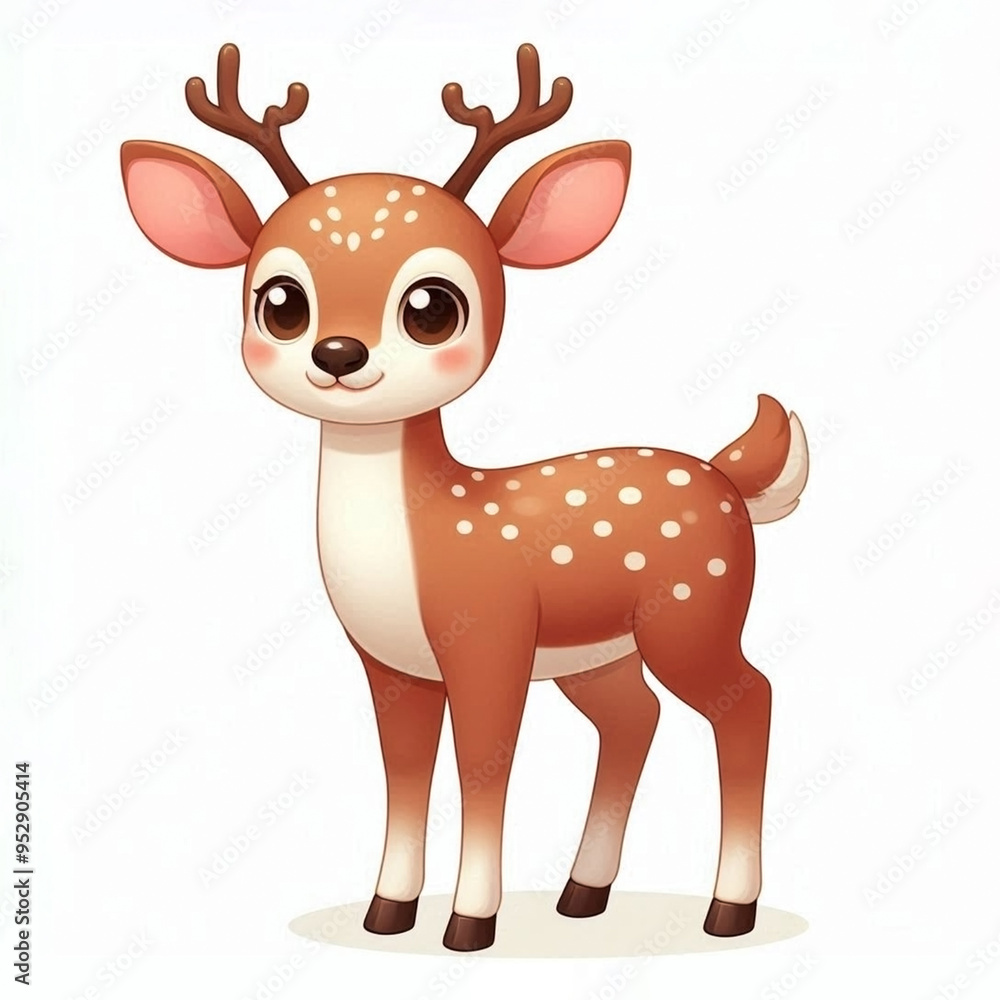 Sweet and Lovely Deer – AI-Generated Art for Children's Creations Sweet and Lovely Deer – AI-Generated Art for Children's Creations