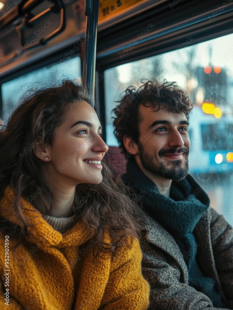 Naklejka premium Couple's Journey