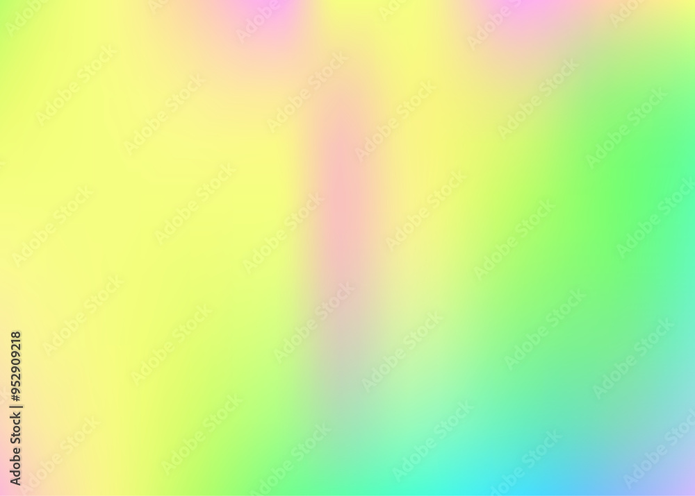 Obraz premium Iridescent Background. Neon Geometry Template. Modern Fluid. Metal Light. Pop Banner. Abstract Texture. Holographic Texture. Hippy Retro Gradient. Green Iridescent Background