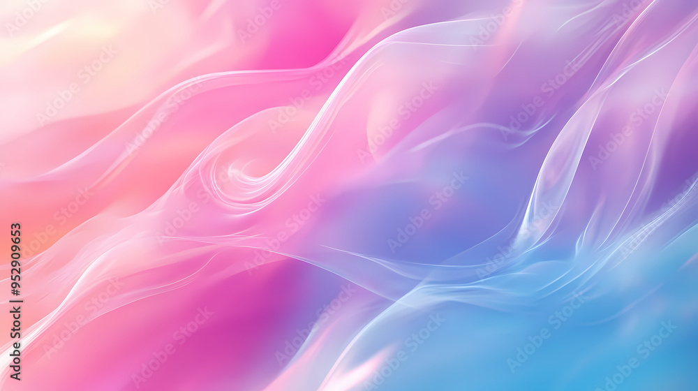 Vibrant abstract composition featuring fluid flowing waves in soft pastel gradients airy dreamlike luminous atmosphere with gentle curves. Dreamlike. Illustration Vibrant abstract composition featuring fluid flowing waves in soft pastel gradients airy dreamlike luminous atmosphere with gentle curves. Dreamlike. Illustration
