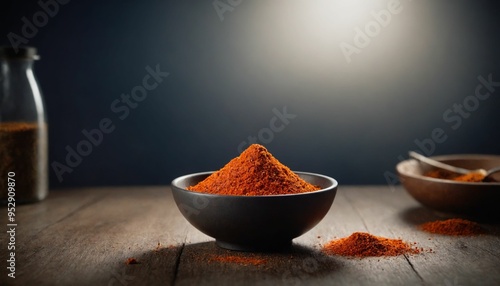 Paprika in a bowl , healthy eating