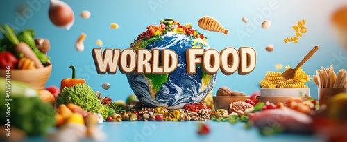 Global Food Diversity Surrounding a Globe