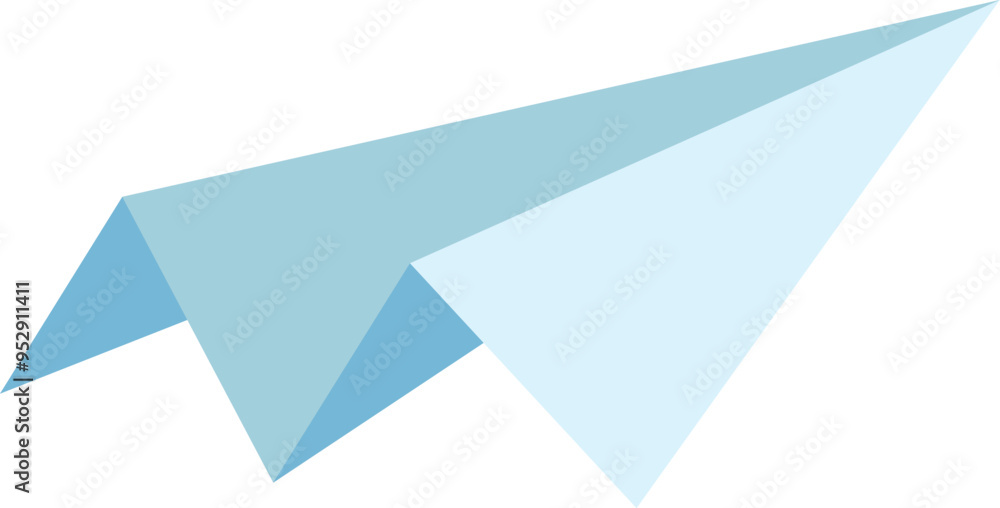 Paper plane icon. Folded origami aviation symbol Paper plane icon. Folded origami aviation symbol