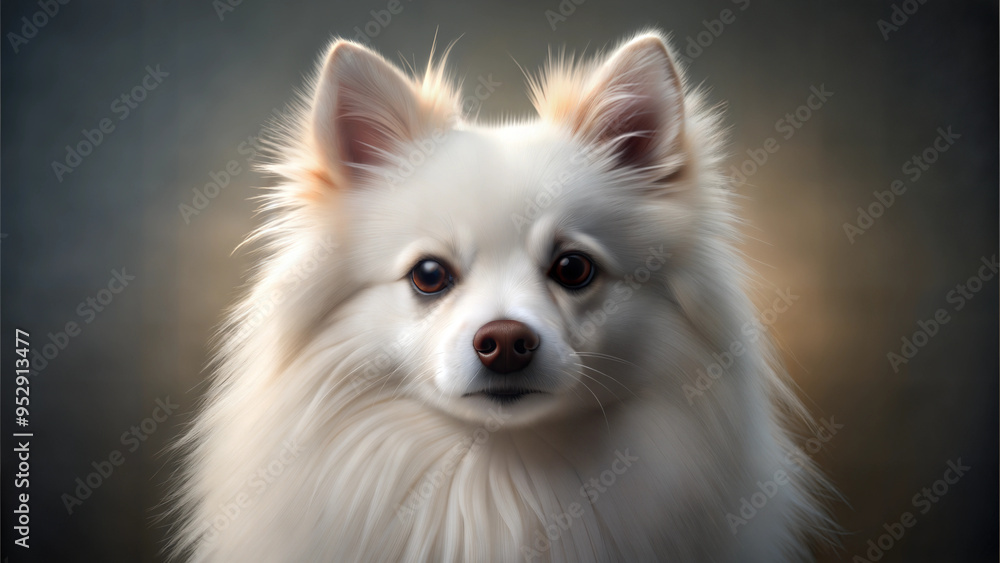 pomeranian dog portrait pomeranian dog portrait