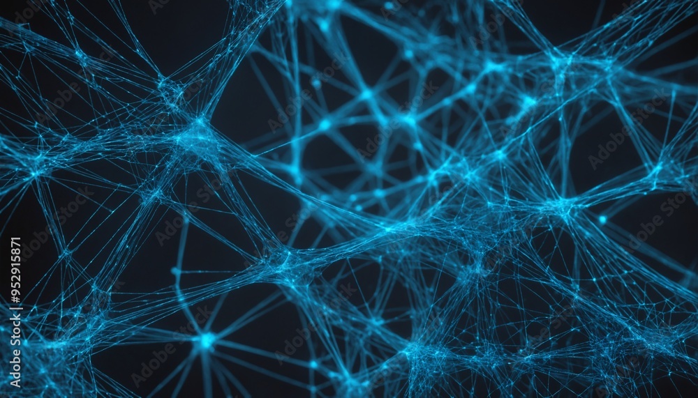Blue abstract network pattern Blue abstract network pattern