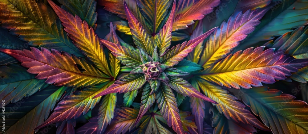 Vibrant Cannabis Leaves Vibrant Cannabis Leaves
