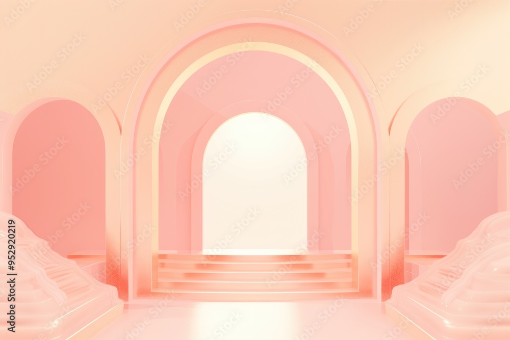 Abstract pink with shiny gold background Abstract pink with shiny gold background