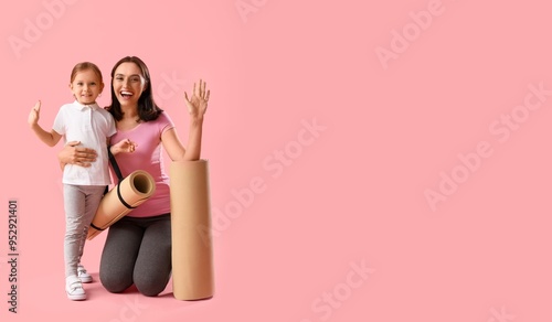 Beautiful mother and her cu...