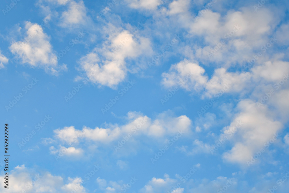 Blue sky with clouds background Blue sky with clouds background