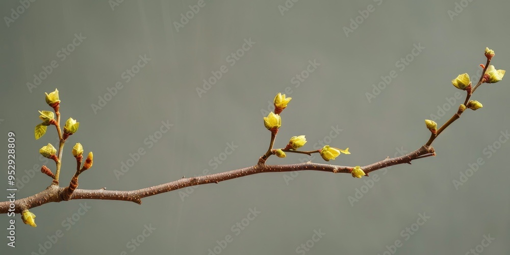 Fototapeta premium Spring Spike Witch Hazel Scientific Name Corylopsis spicata