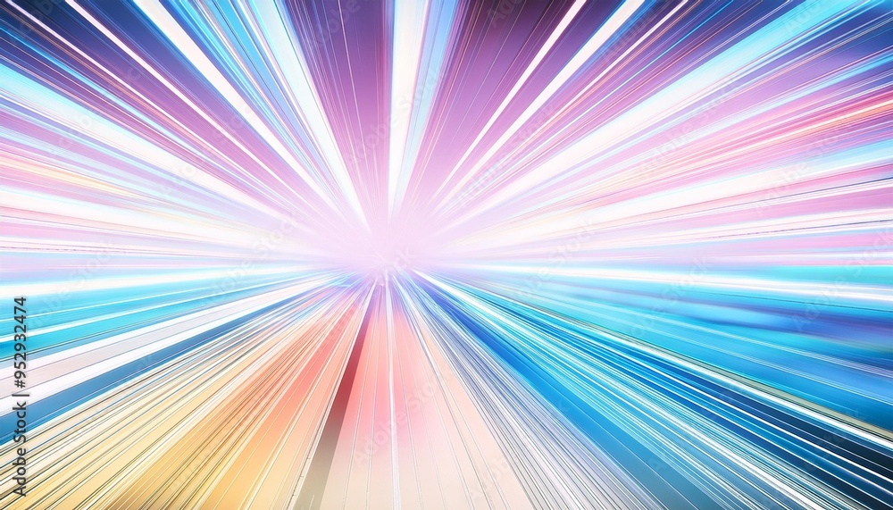Obraz premium anime lines creating a sense of forward momentum anime effect lines progressive motion