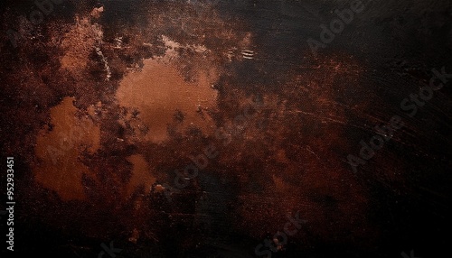 Wallpaper Mural old grunge copper bronze rustic texture dark black rough background Torontodigital.ca