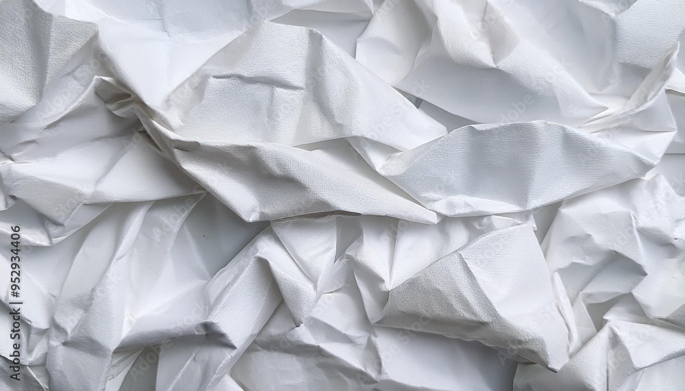 strips of white crumpled paper with folds as a background strips of white crumpled paper with folds as a background