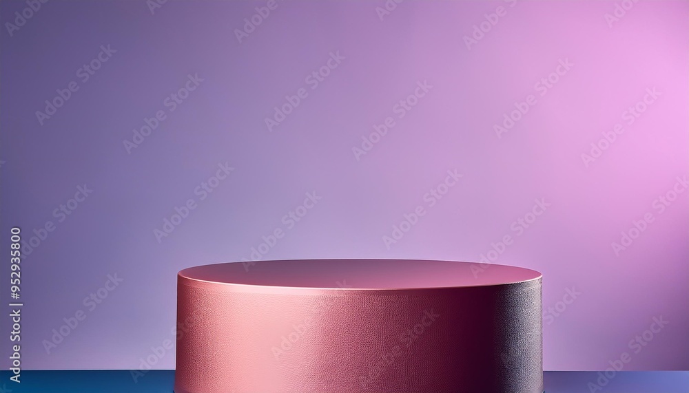 cylindrical pedestal on gradient background emphasizing simplicity and focus cylindrical pedestal on gradient background emphasizing simplicity and focus