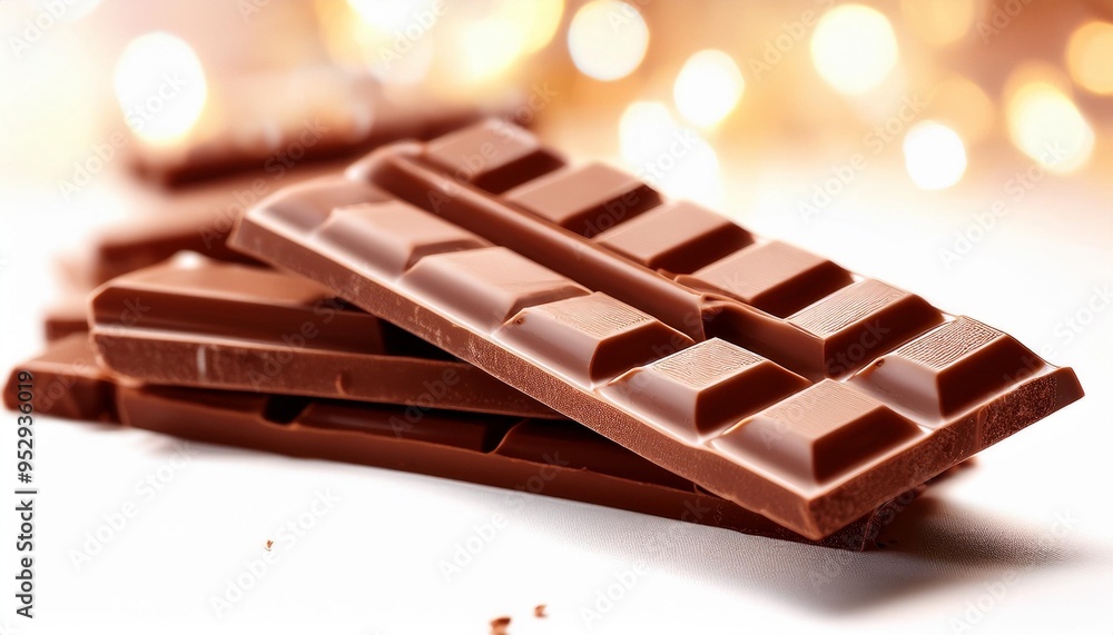 close up of milk chocolate bars isolated on background popular dessert snack sweet food with high calories close up of milk chocolate bars isolated on background popular dessert snack sweet food with high calories