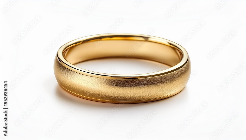 elegant gold band ring isolated on white background perfect for weddings engagements or as a fine piece of jewelry elegant gold band ring isolated on white background perfect for weddings engagements or as a fine piece of jewelry