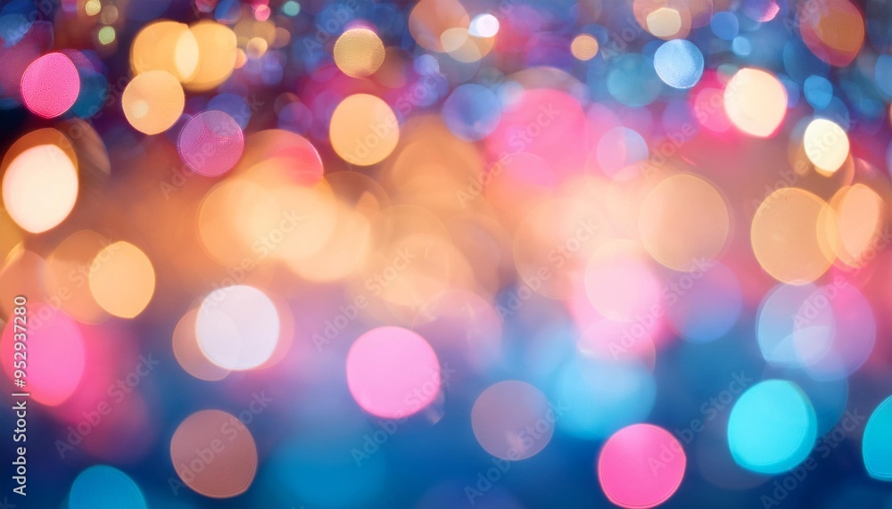 a vibrant abstract scene filled with colorful bokeh lights in shades of pink blue and gold creating a dreamy and festive atmosphere the blurred lights and reflections evoke a sense of celebration a vibrant abstract scene filled with colorful bokeh lights in shades of pink blue and gold creating a dreamy and festive atmosphere the blurred lights and reflections evoke a sense of celebration