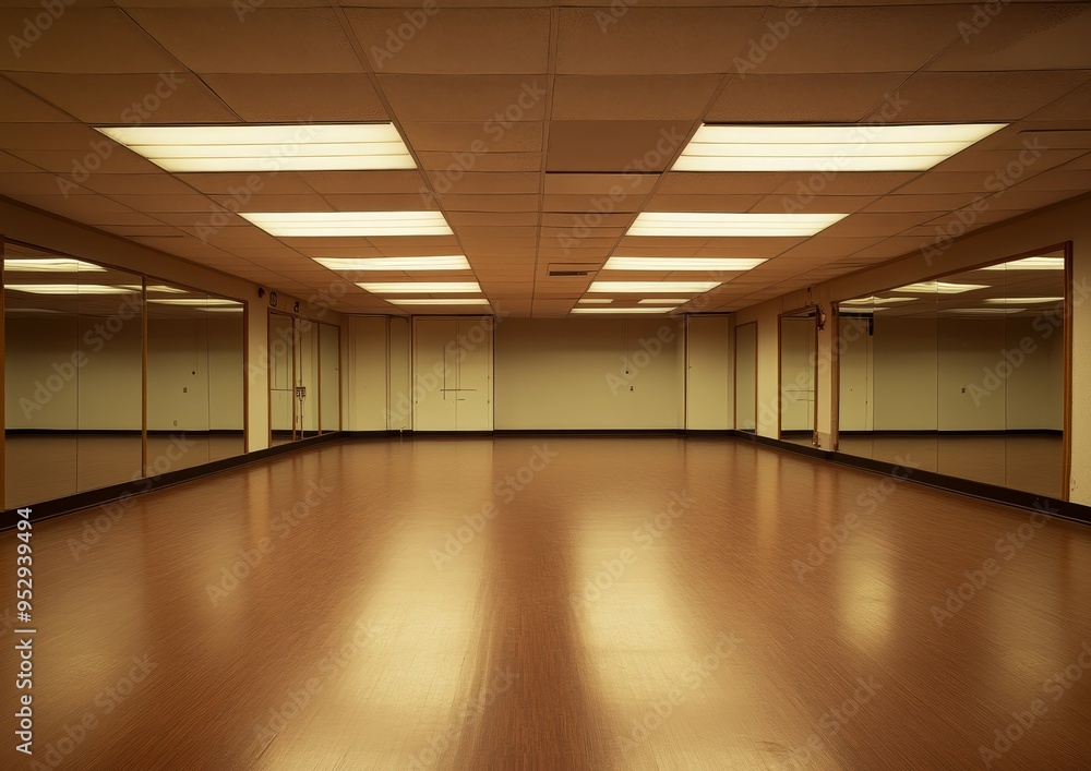 Spacious Dance Studio with Large Mirrors and Natural Light