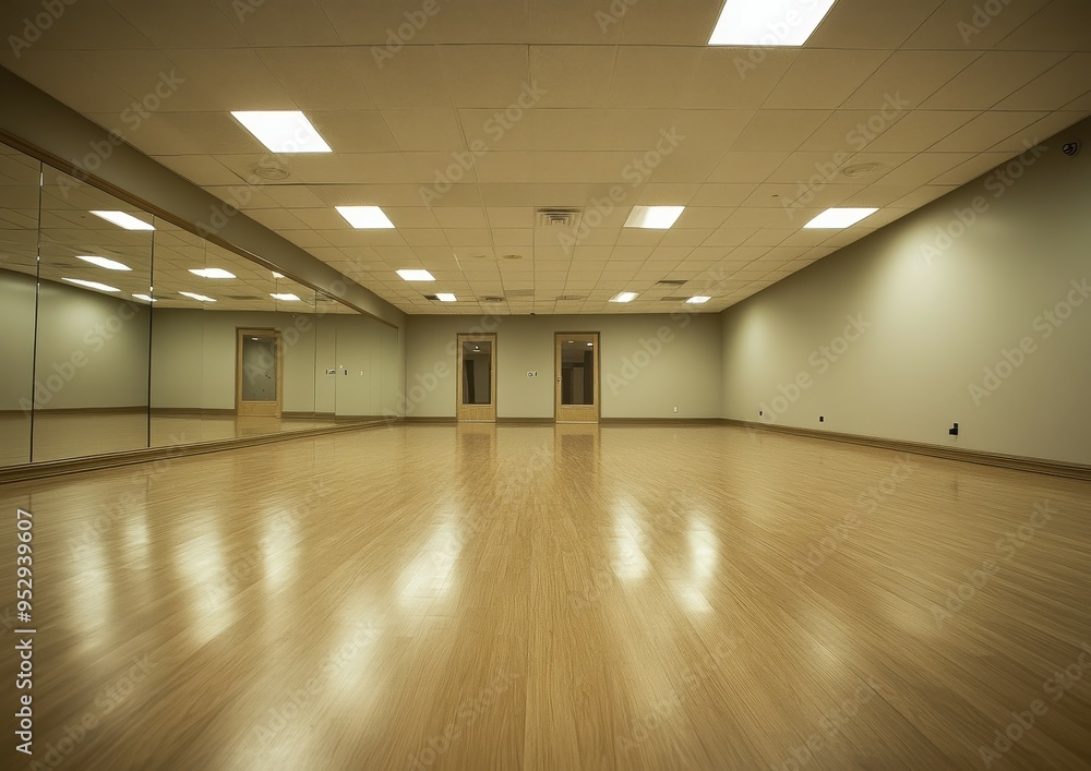 Spacious Dance Studio with Large Mirrors and Natural Light Spacious Dance Studio with Large Mirrors and Natural Light