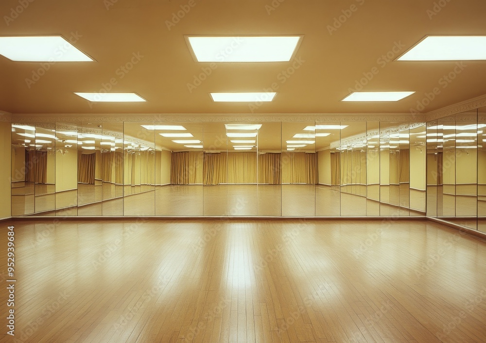 Spacious Dance Studio with Large Mirrors and Natural Light Spacious Dance Studio with Large Mirrors and Natural Light