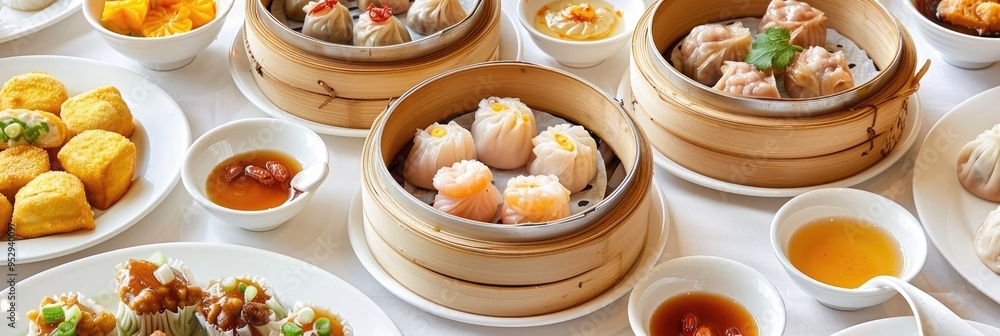 Savory Dimsum Starters Featuring Meat and Vegetable Treats Savory Dimsum Starters Featuring Meat and Vegetable Treats
