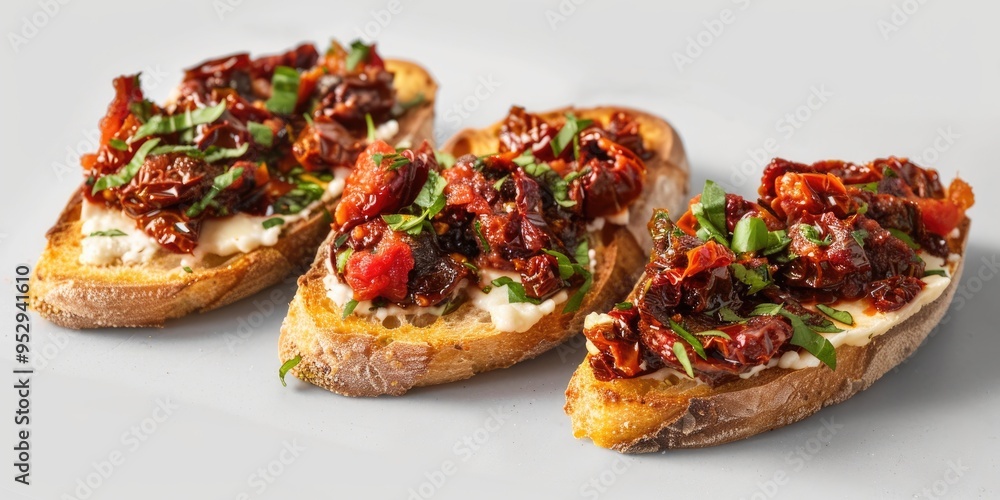 Sundried Tomato Bruschetta Cut Out Sundried Tomato Bruschetta Cut Out