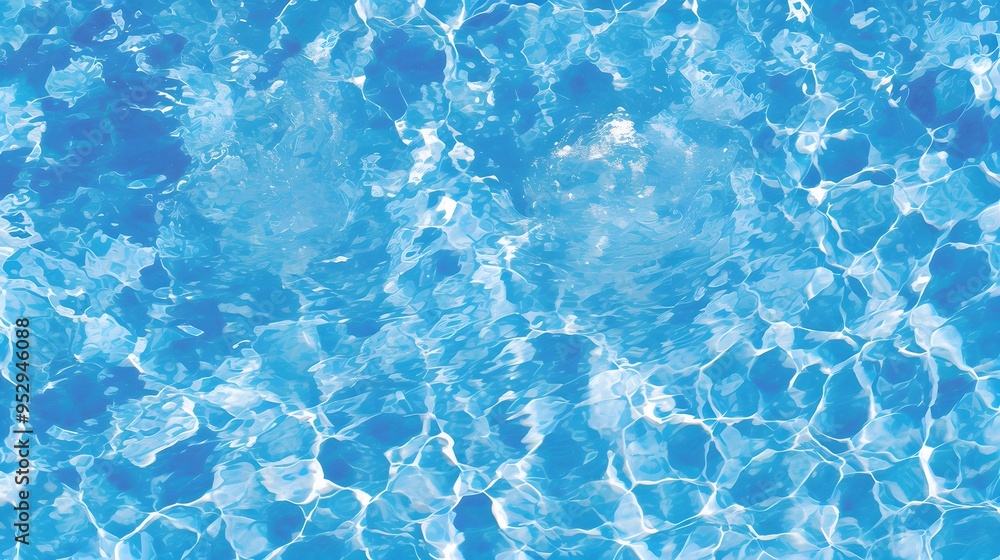 Obraz premium Blue Water Ripple Pattern.