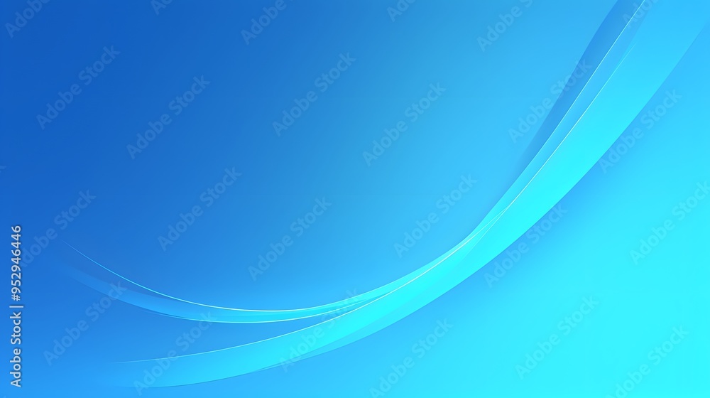 Abstract Blue Background with Curved Lines. Abstract Blue Background with Curved Lines.