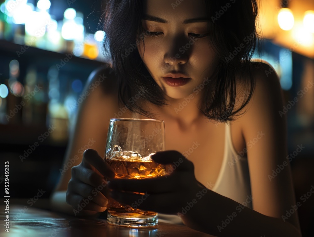 Contemplative Whiskey Drinker Contemplative Whiskey Drinker