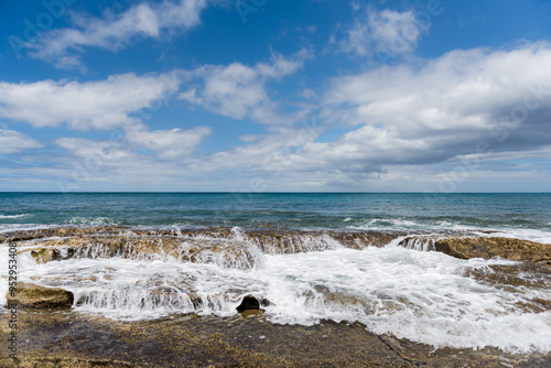 Scenic coastal views of Oahu on a sunny day