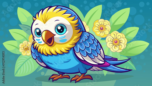 a cute budgie