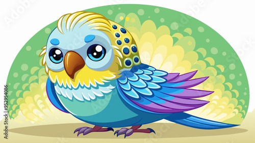 a cute budgie