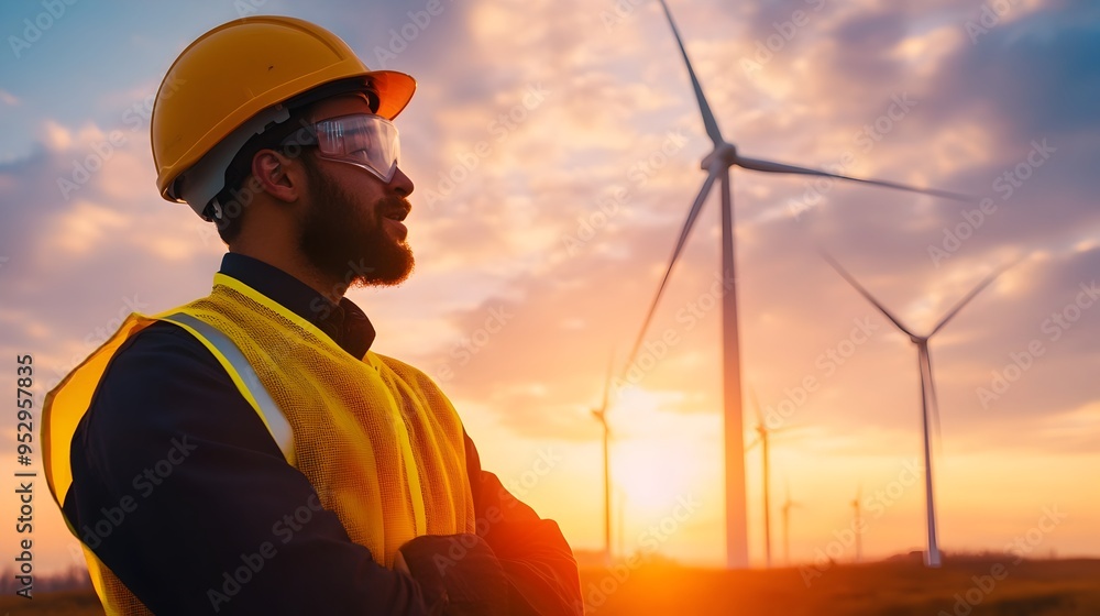 Competent Wind Turbine Engineer Troubleshooting Outdoor Equipment Showcasing Environmental Responsibility Through Sustainable Practices Competent Wind Turbine Engineer Troubleshooting Outdoor Equipment Showcasing Environmental Responsibility Through Sustainable Practices