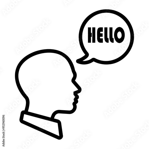 translator Line Icon