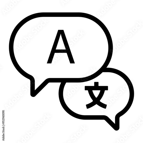 translator Line Icon