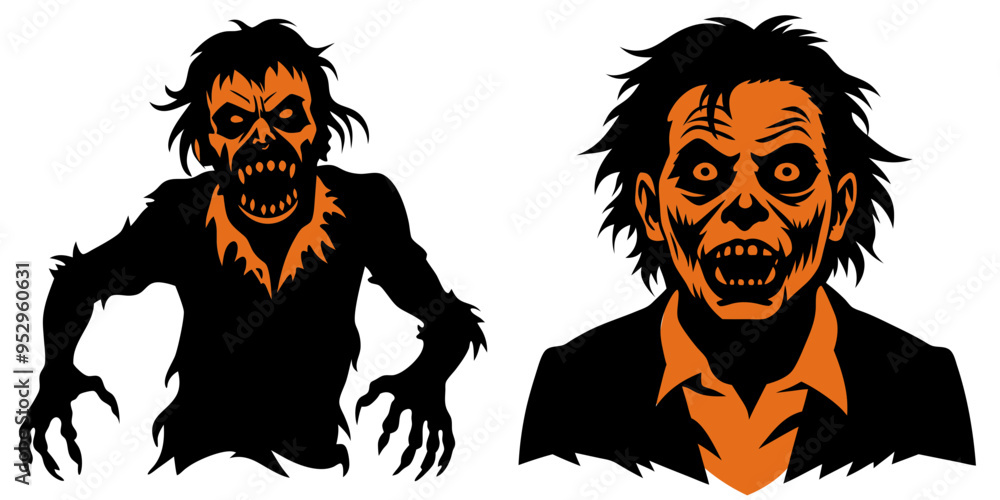 Fototapeta premium Halloween Visuals - Spooky Collection of Halloween-Themed Designs