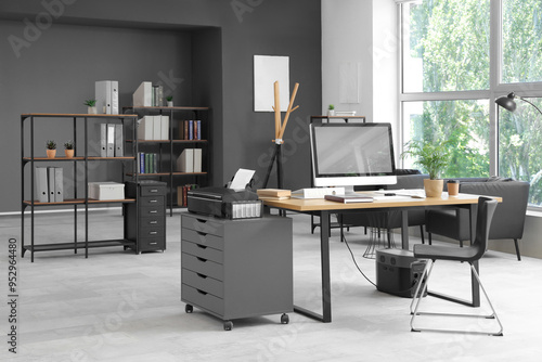 Interior of stylish office ...