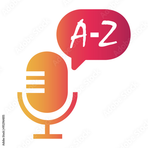 microphone Gradient icon