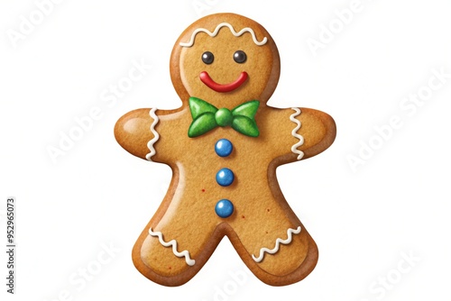 gingerbread man isolated